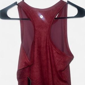 Maroon Racerback Workout Tank